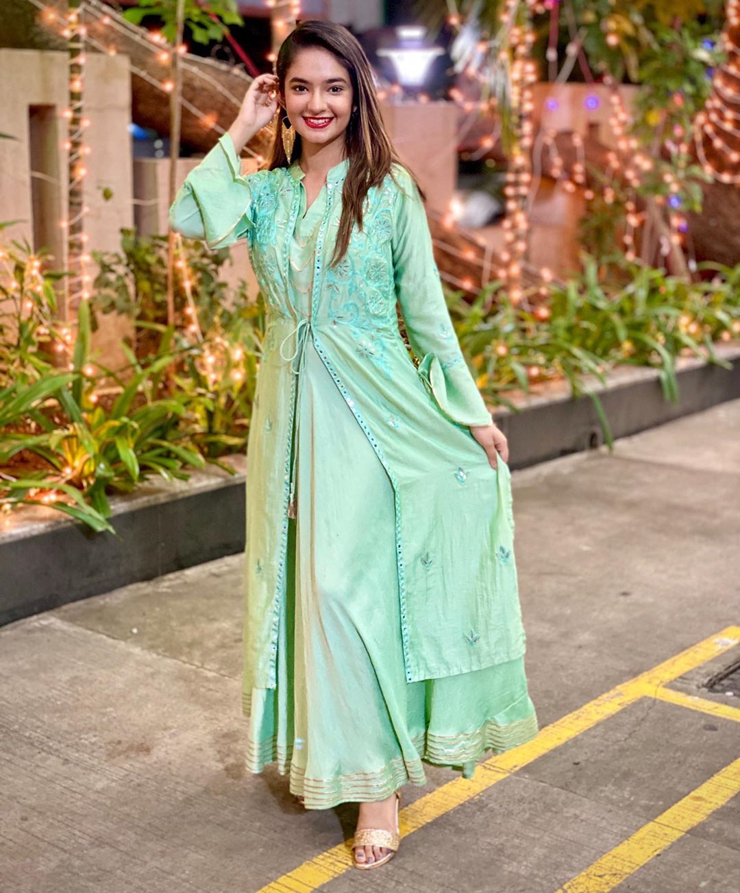 Anushka Sen Diwali photo