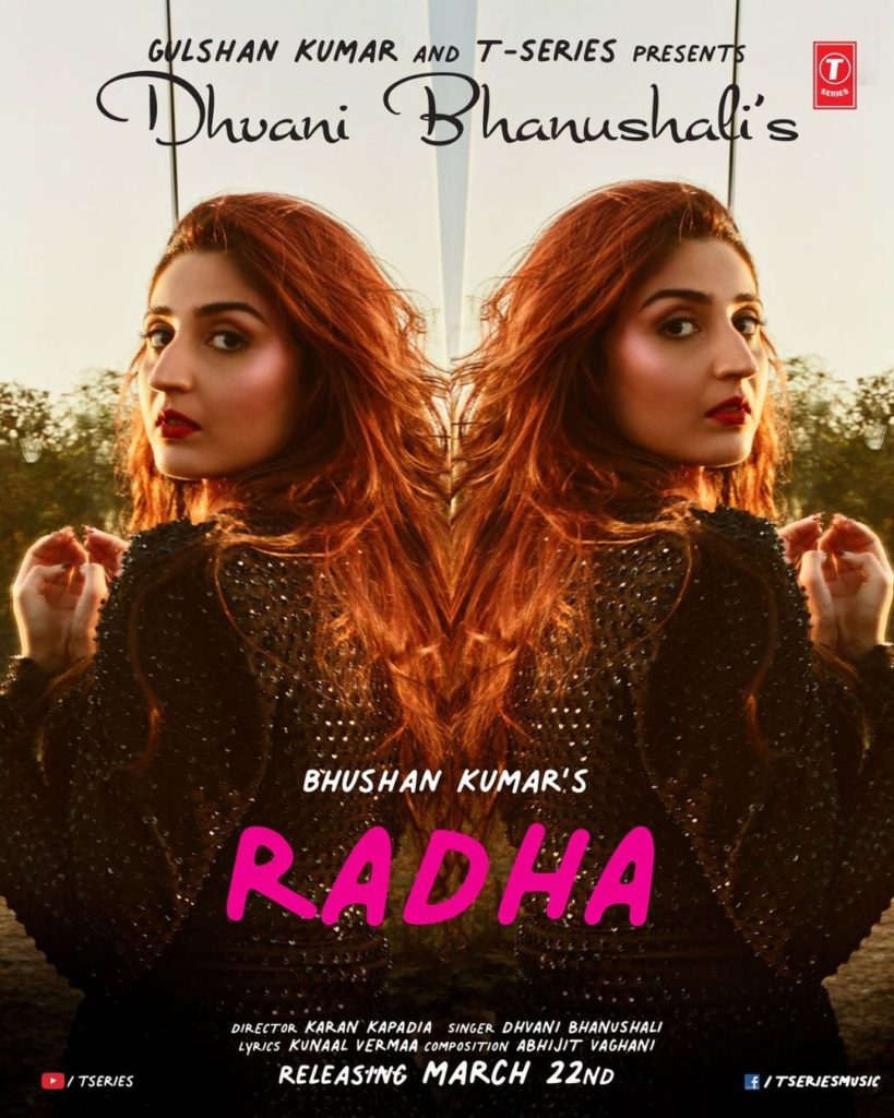 Radha Song Cast Singer Lyrics And Review Dhvani Bhanushali New Song Telly Flight