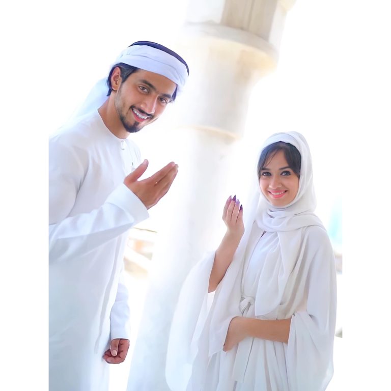 Jannat Zubair and Mr Faisu together Celebrates Eid 2021 In Dubai