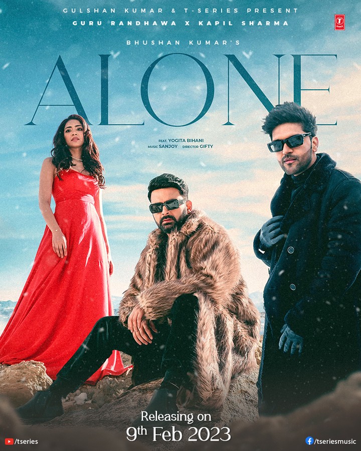 alone song guru and kapil, ALONE SONG, kapil sharma song, guru randhwa song, kapil sharma song 2023, alone song actress