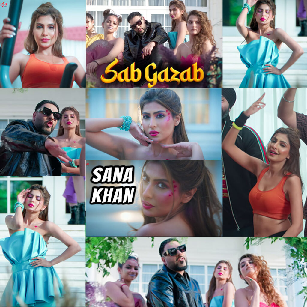 Sana Khan,
Sana Khan sab gajab song,
Sana Khan biography, sab gajab song, sab gajab cast, sab gajab song cast,