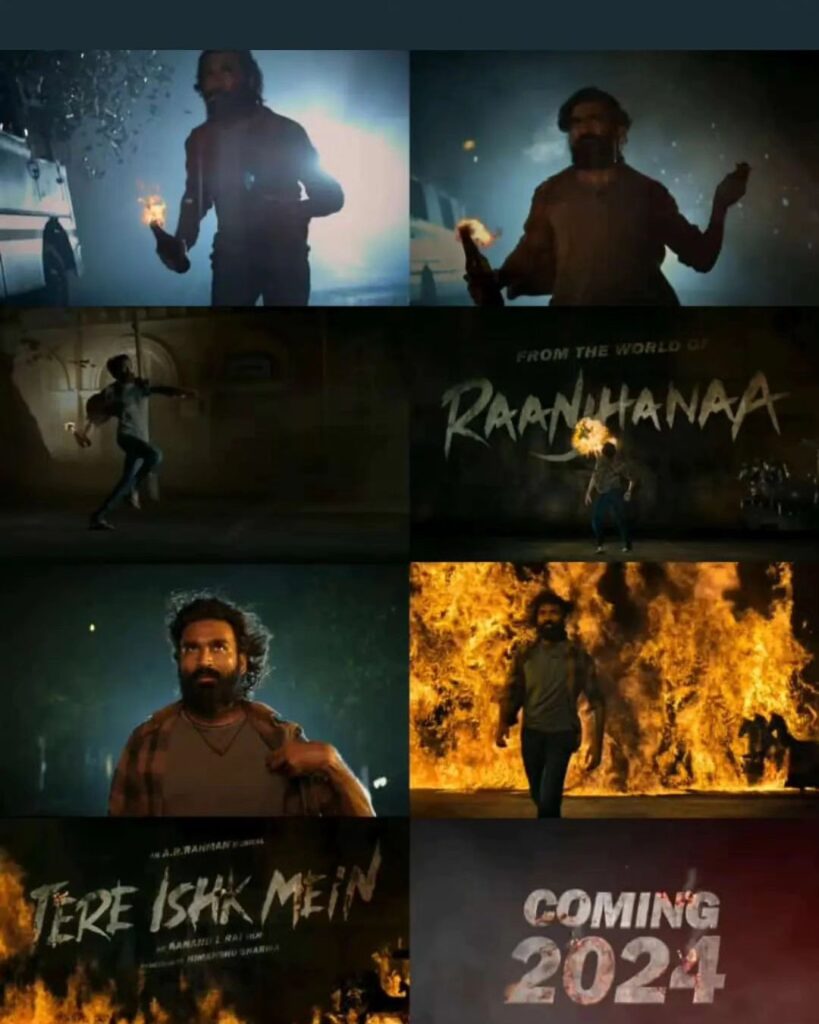 Tere Ishk Mein Movie 2024, dhanush movie 2024, Tere Ishk Mein Movie,
