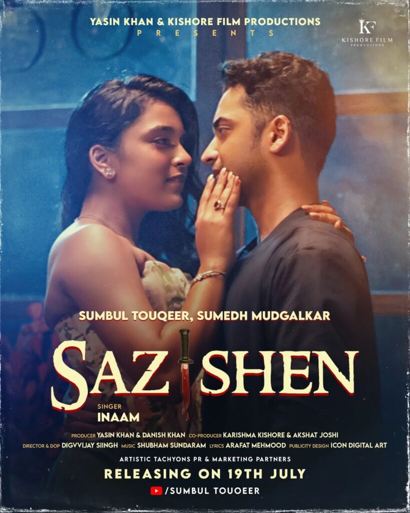 Saazishen song Sazishen song, Saazishen song teaser, Saazishen sumbul Saazishen song sumbul, Sazishen Song, Sazishen Song Cast, sumbul sumbul touqeer, sumbul sumedh, sumbul sumedh mudgalkar, sumbul sumedh mudgalkar song, sumbul sumedh song, Sumbul Touqeer and Sumedh Mudgalkar, sumedh mud sumbul sumedh new song