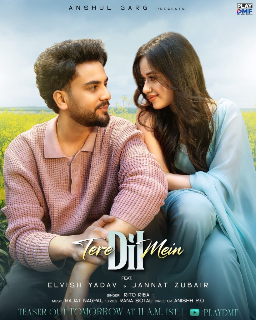 Tere Dil Mein Song, Elvish Yadav and Jannat Zubair, jannat zubair and elvish yadav,